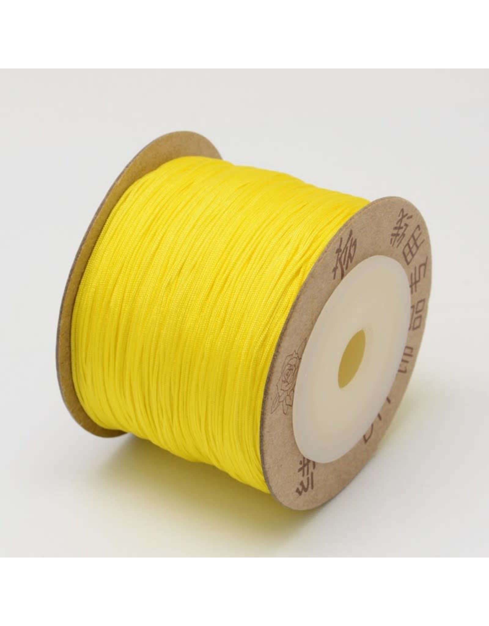 Chinese Knotting Cord .8mm Yellow x100m