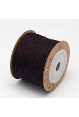 Chinese Knotting Cord .8mm Dark Coconut Brown x100m