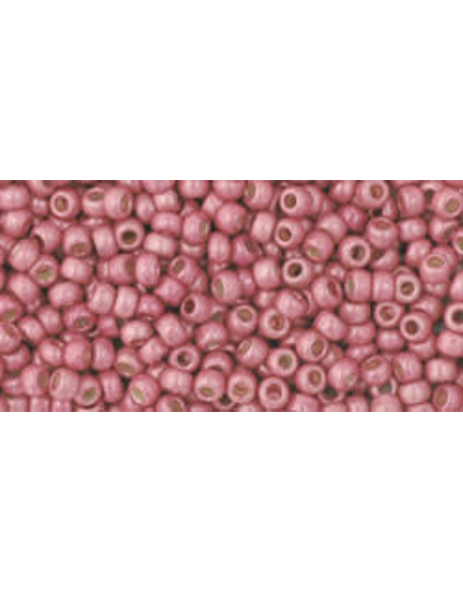 Toho pf553f 11  Round 6g Pink Lilac Metallic Matte