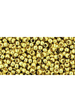 Toho pf559B 11  Round 40g Light Yellow Gold Metallic
