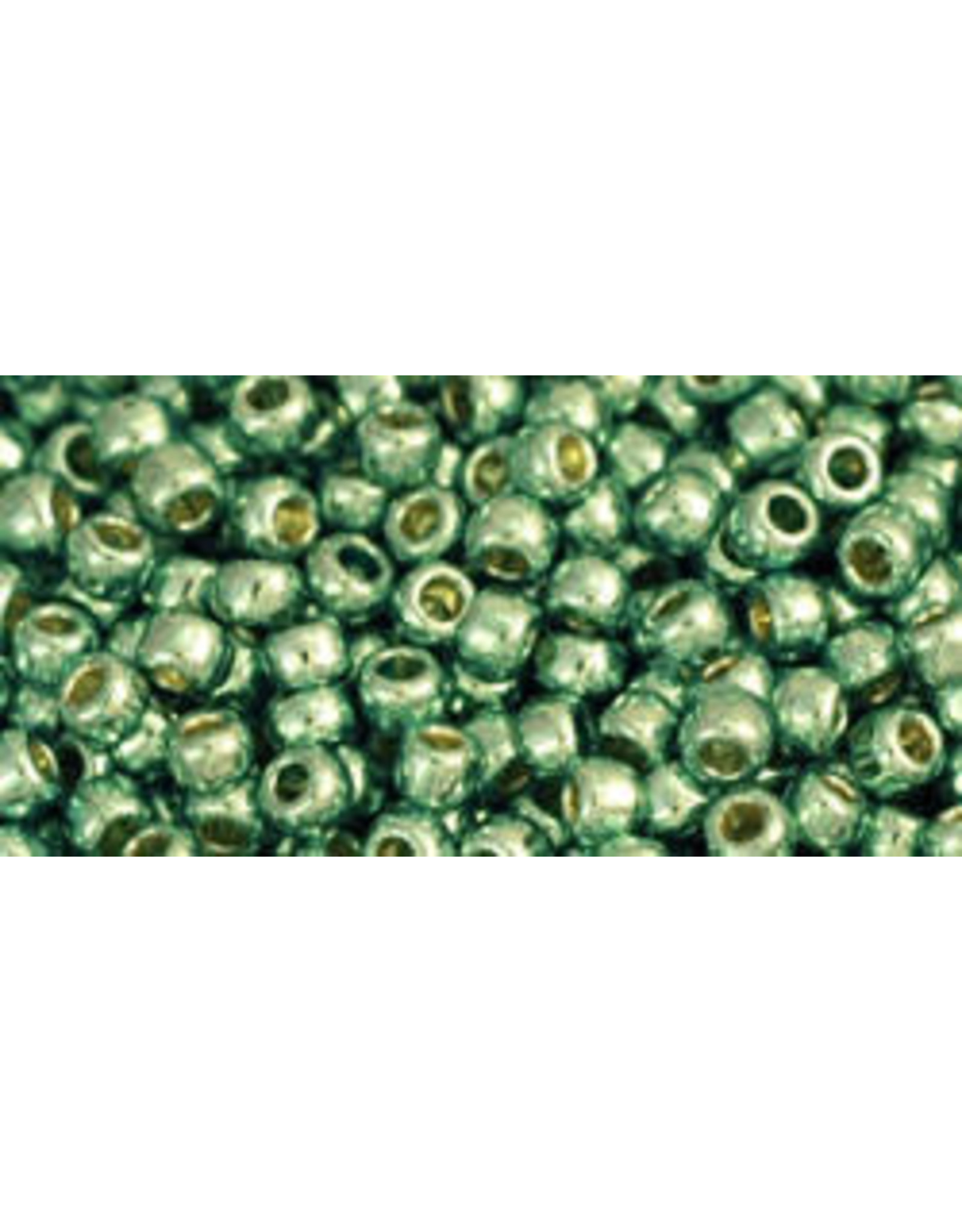 Toho pf570B 11  Round 40g Mint Green Metallic