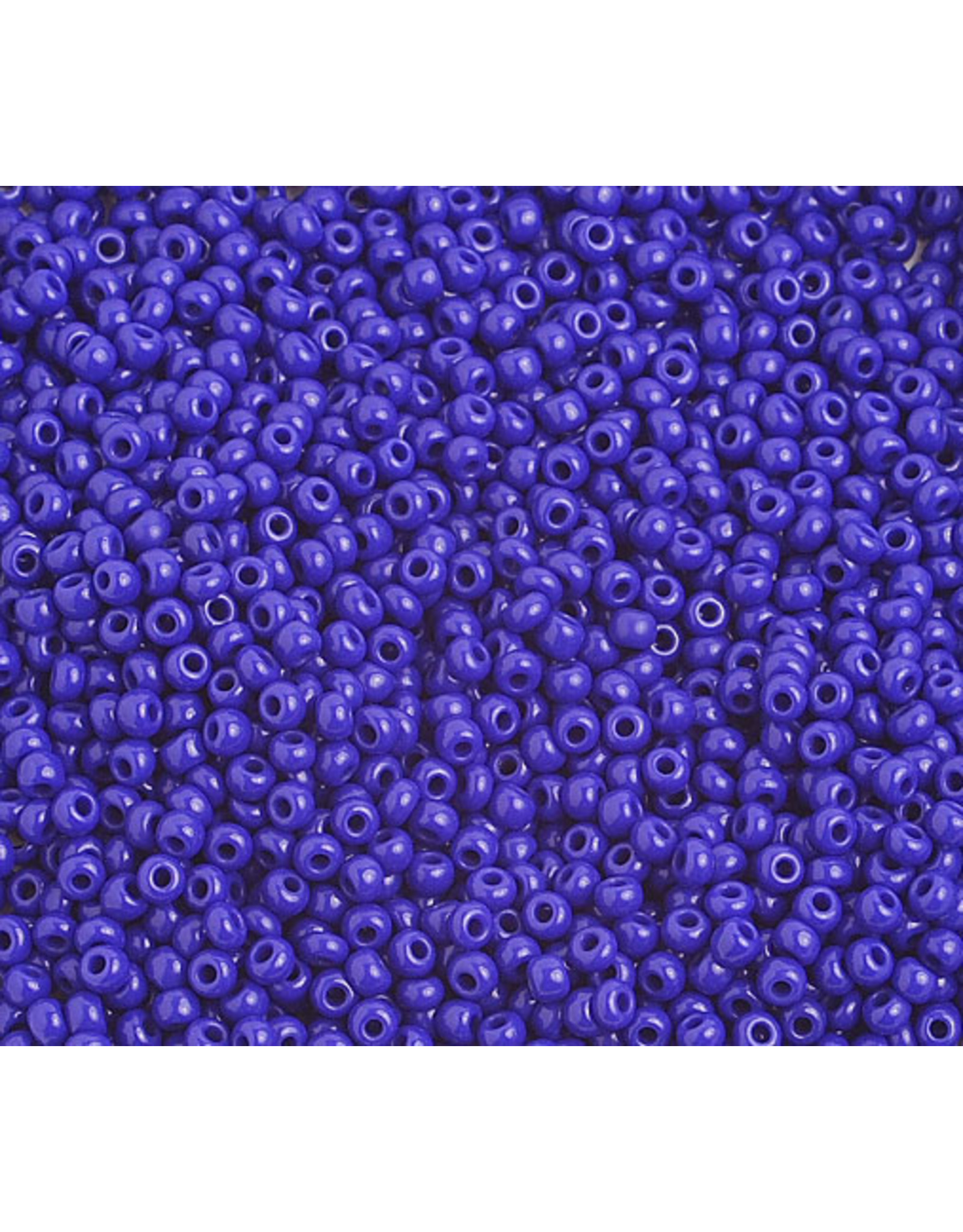Czech 1048  10  Seed 125g  Opaque Dark Royal Blue