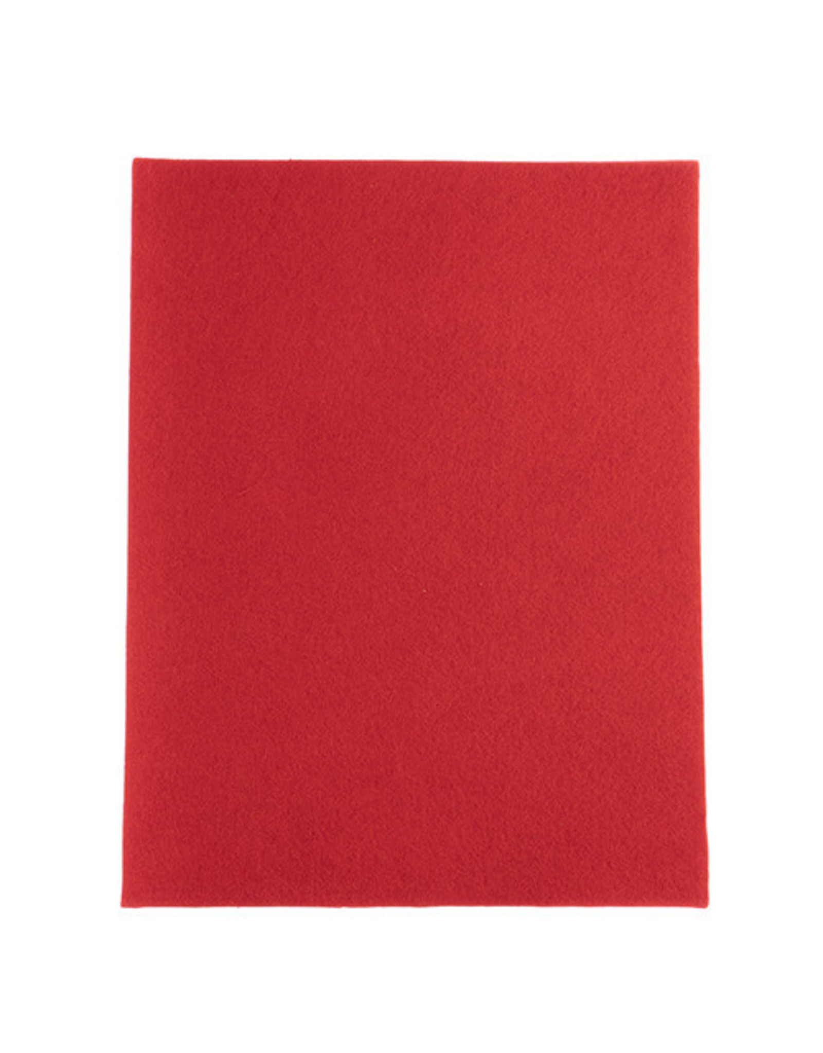 Felt Beading Foundation Red 1.5mm thick 8.5x11"
