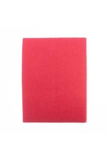 Felt Beading Foundation Bright Red 1.5mm thick 8.5x11"