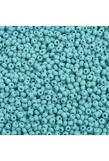 Czech 2301  10  Seed 125g Opaque Turquoise Matte