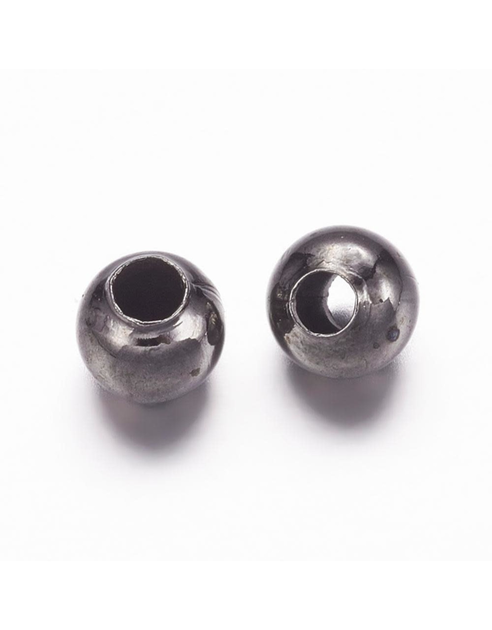 Spacer Bead Round 3mm  Gunmetal x100