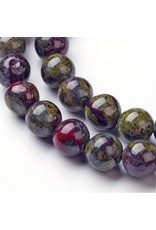 Dragon Blood Jasper 8mm  15" Strand