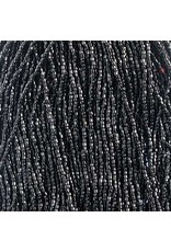 Czech 1737 10/0 3 Cut   Seed Hank 25g Jet Black