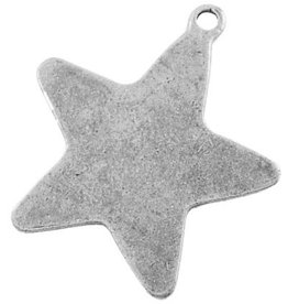 Star Antique Silver 28mm  x10  NF