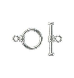 Toggle Clasp Round 10mm Nickel  NF  x10