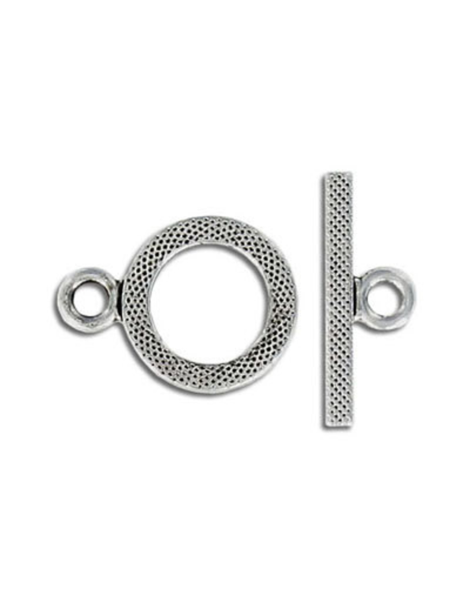 Toggle Clasp Round 16mm Nickel  NF  x5