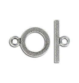 Toggle Clasp Round 16mm Nickel  NF  x5