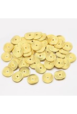 Wavy Spacer Bead  Antique Gold 15mm  x25