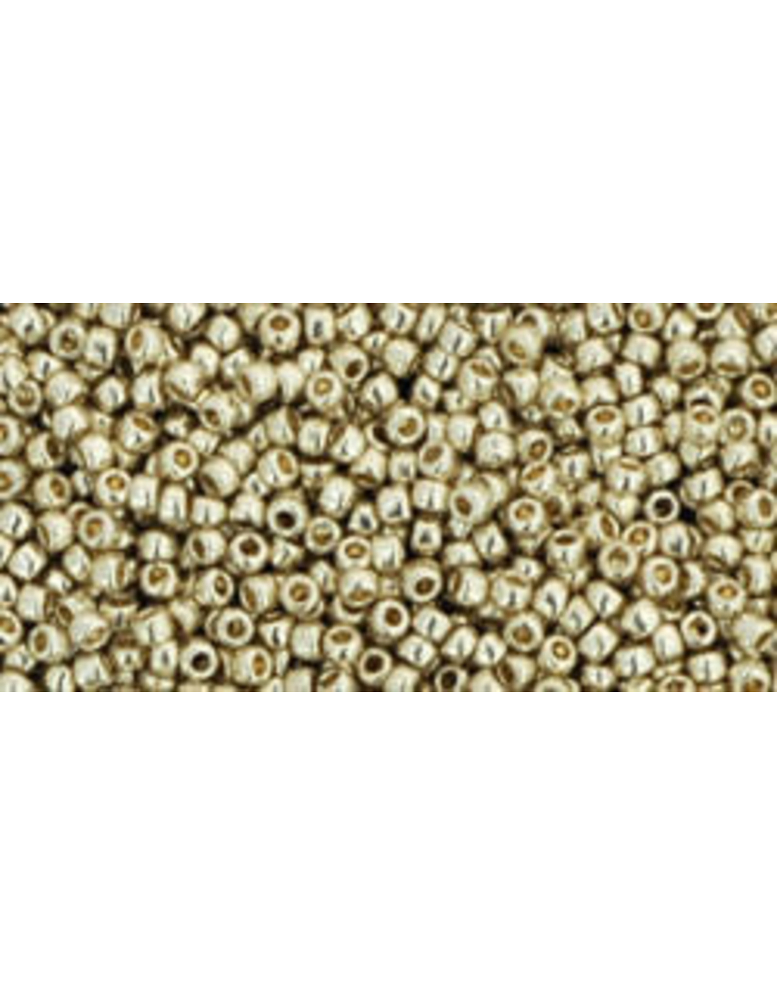 Toho pf558 15  Round 5g Silver Metallic Perma-Finish