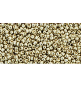 Toho pf558 15  Round 5g Silver Metallic Perma-Finish