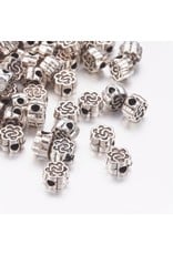 Celtic Knot Bead Antique Silver 4.5mm  x25