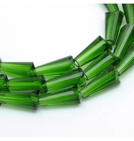 4x8mm Cone Chinese Crystal Green  x72