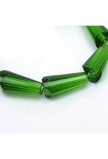 4x8mm Cone Chinese Crystal Green  x72