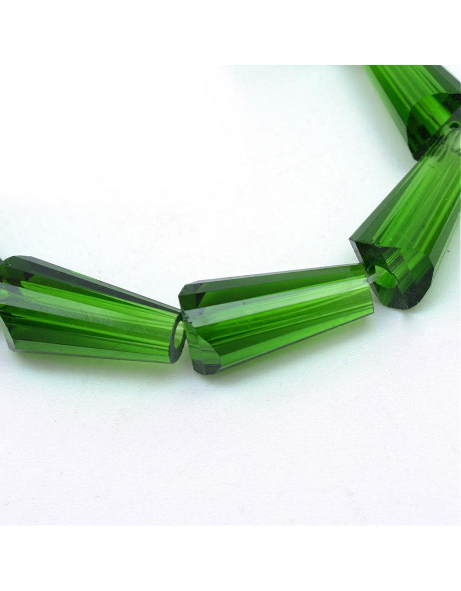 4x8mm Cone Chinese Crystal Green  x72