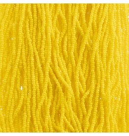 Czech 29309 13/0 Charlotte Cut   Seed Hank 12g Opaque Golden Yellow