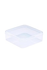 Bead Container Square Clear  7.4x7.4x2.5cm
