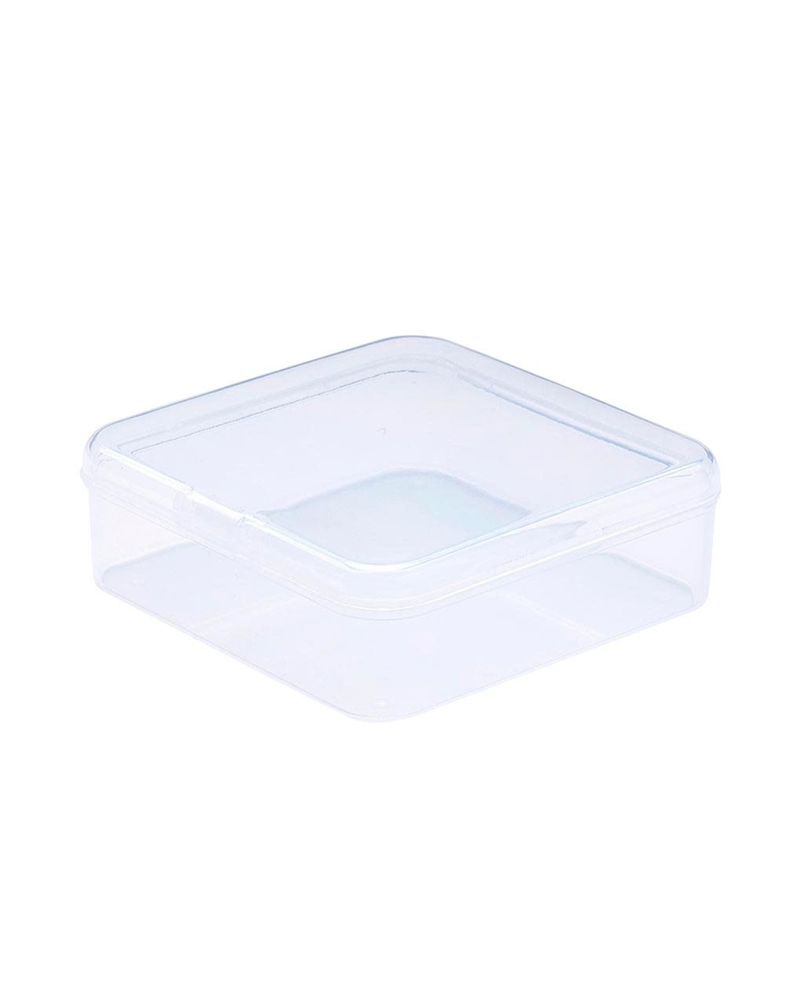 Bead Container Square Clear 7.4x7.4x2.5cm - Strung Out On Beads