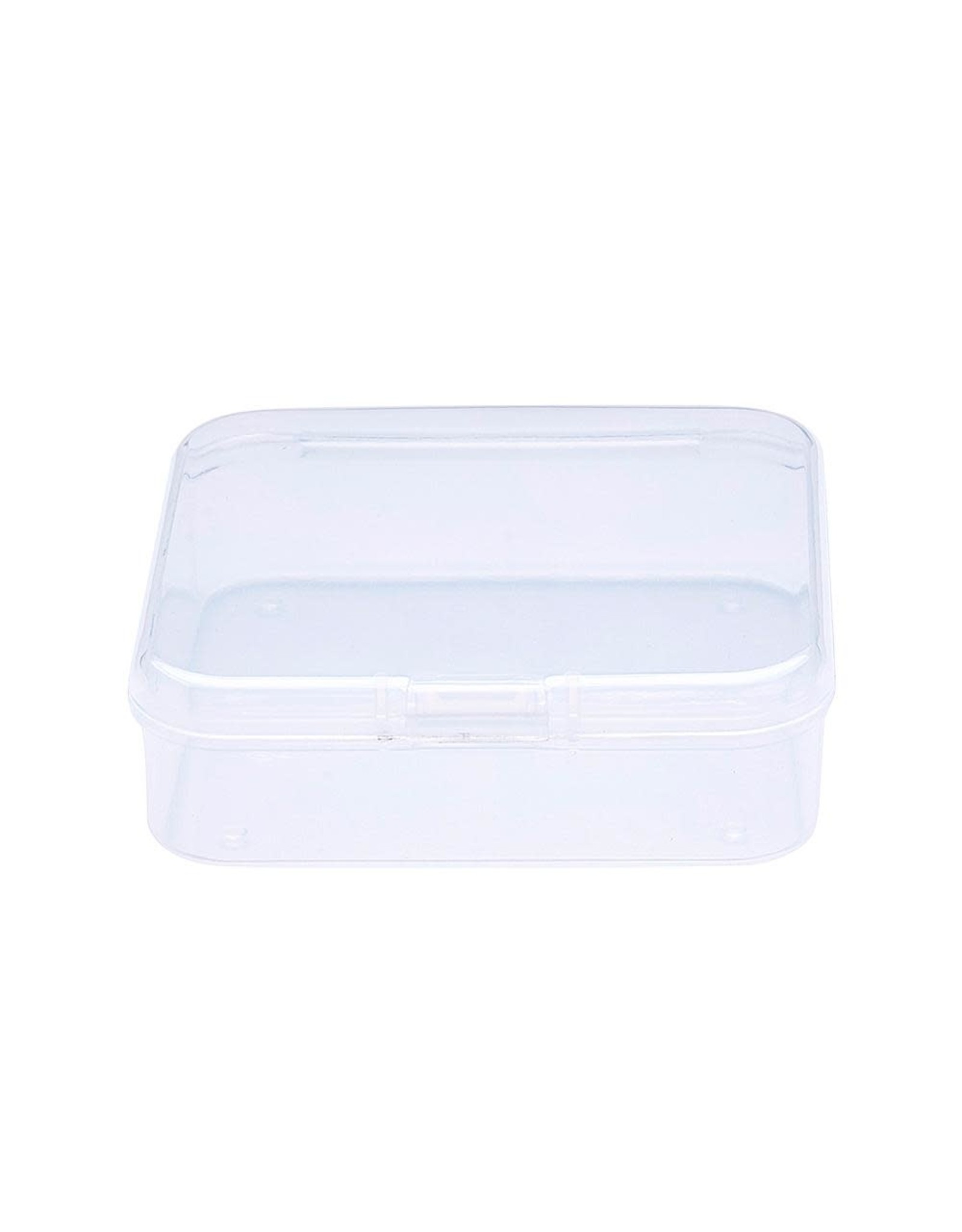 Bead Container Square Clear  6.4x6.4x2cm