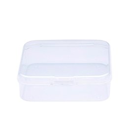 Bead Container Square Clear  6.4x6.4x2cm