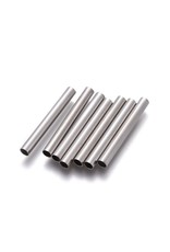 Tube Bead  Stainless Steel 25x3mm  X25