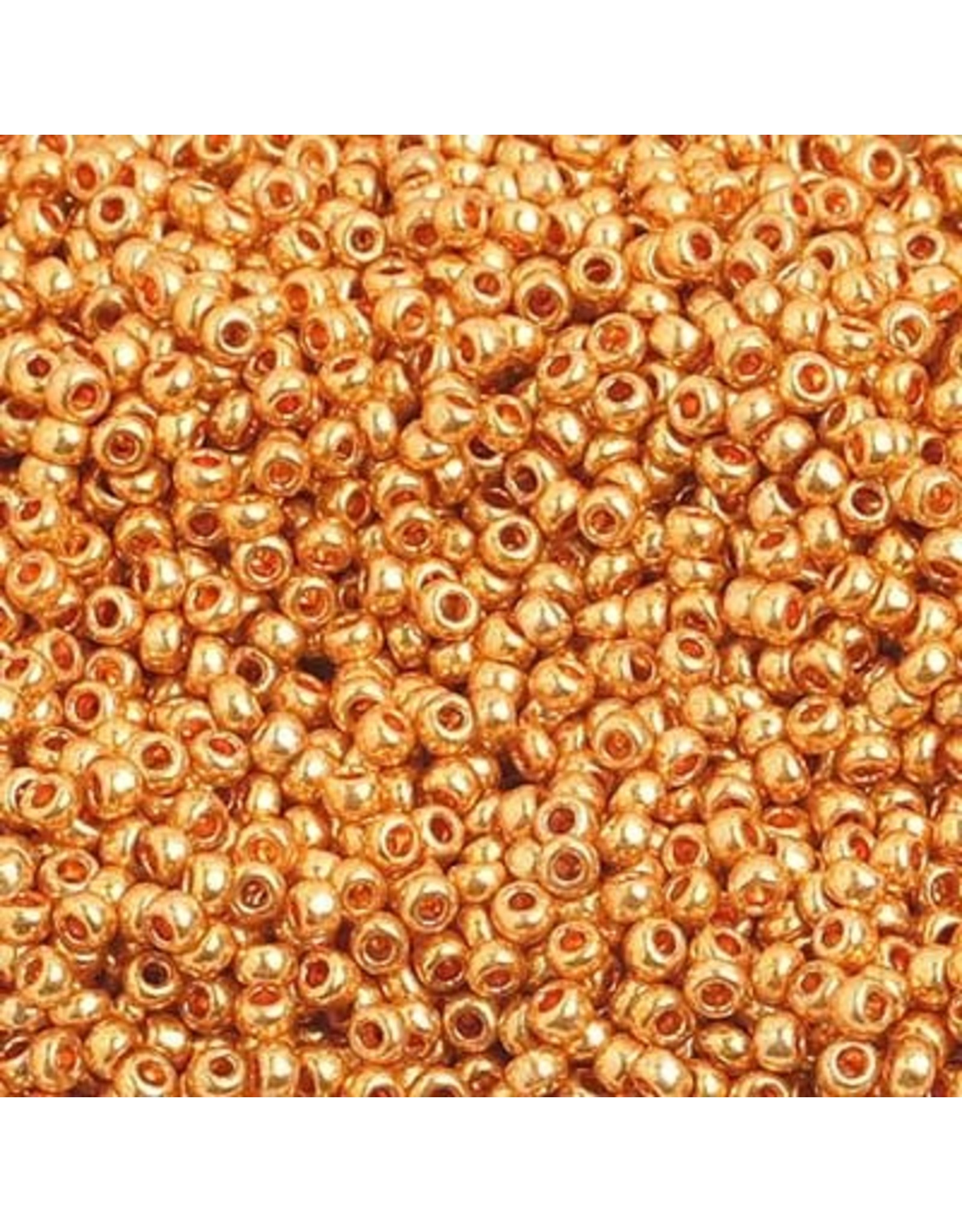 Czech 1504  10  Seed 10g Gold Metallic