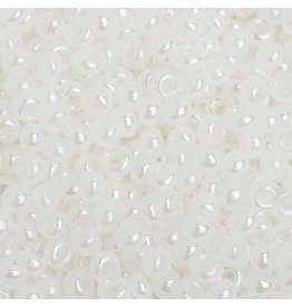 Czech 201600  8   Seed 20g Opaque White Pearl