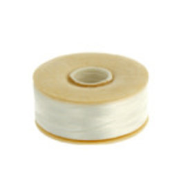 Nymo "AA''  or  "00" Nymo White Small Bobbin 128m