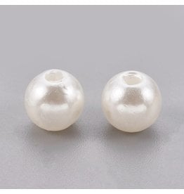 Craft Pearls  18mm Cream  x12