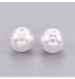 Craft Pearls  14mm White  x25
