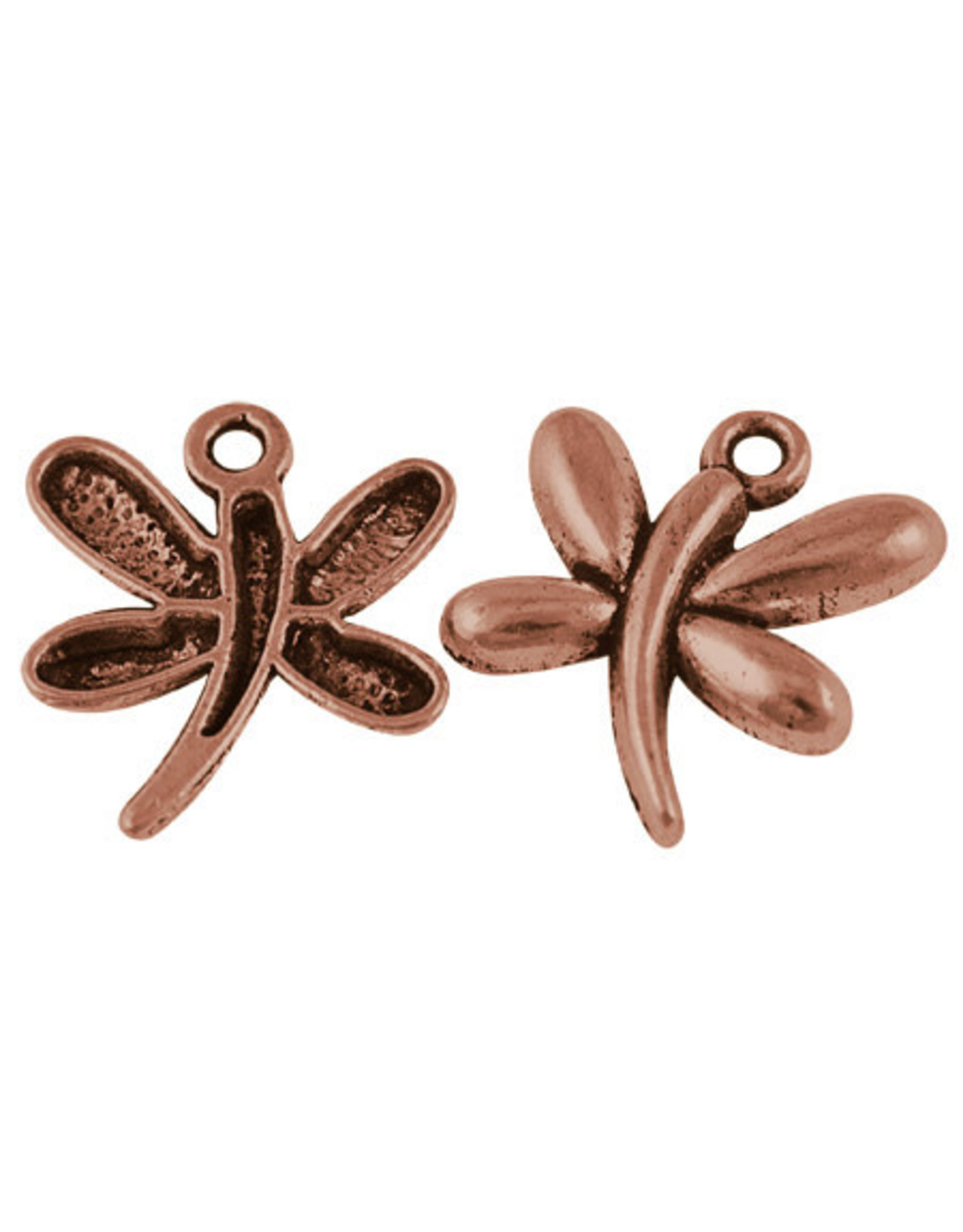 Polished Copper & Brass Dragonfly Spike