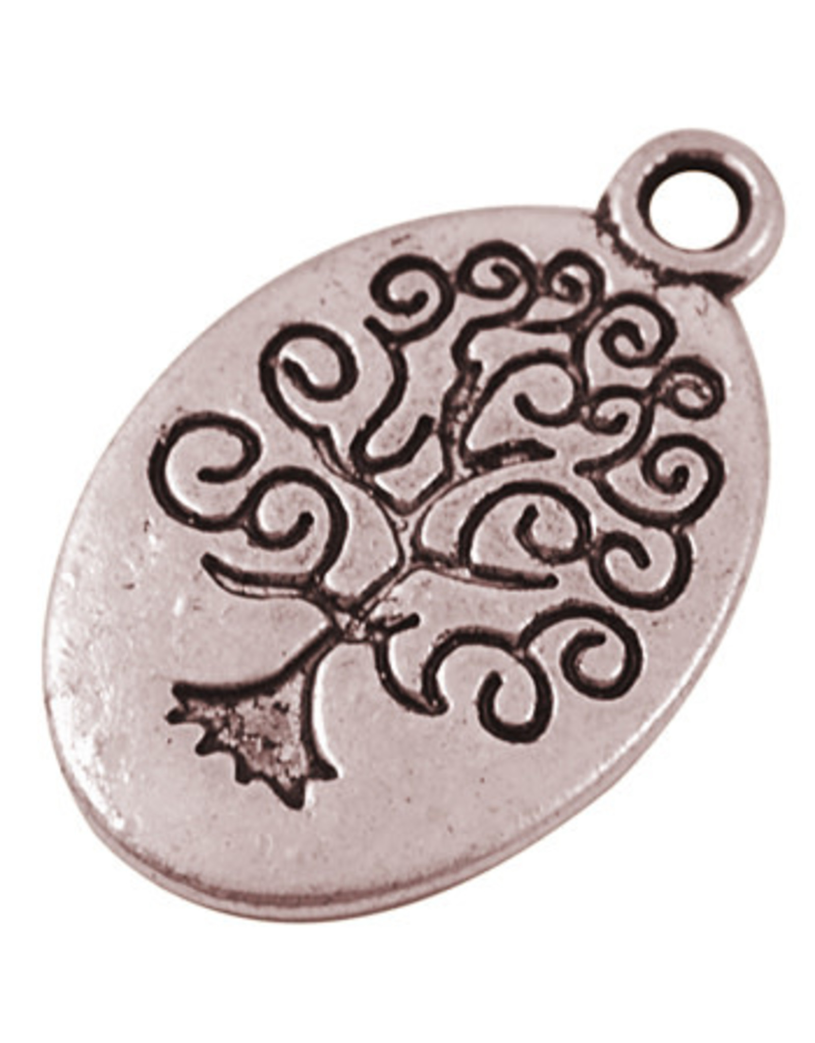 Tree of Life  25x15mm Antique Copper   NF  x10