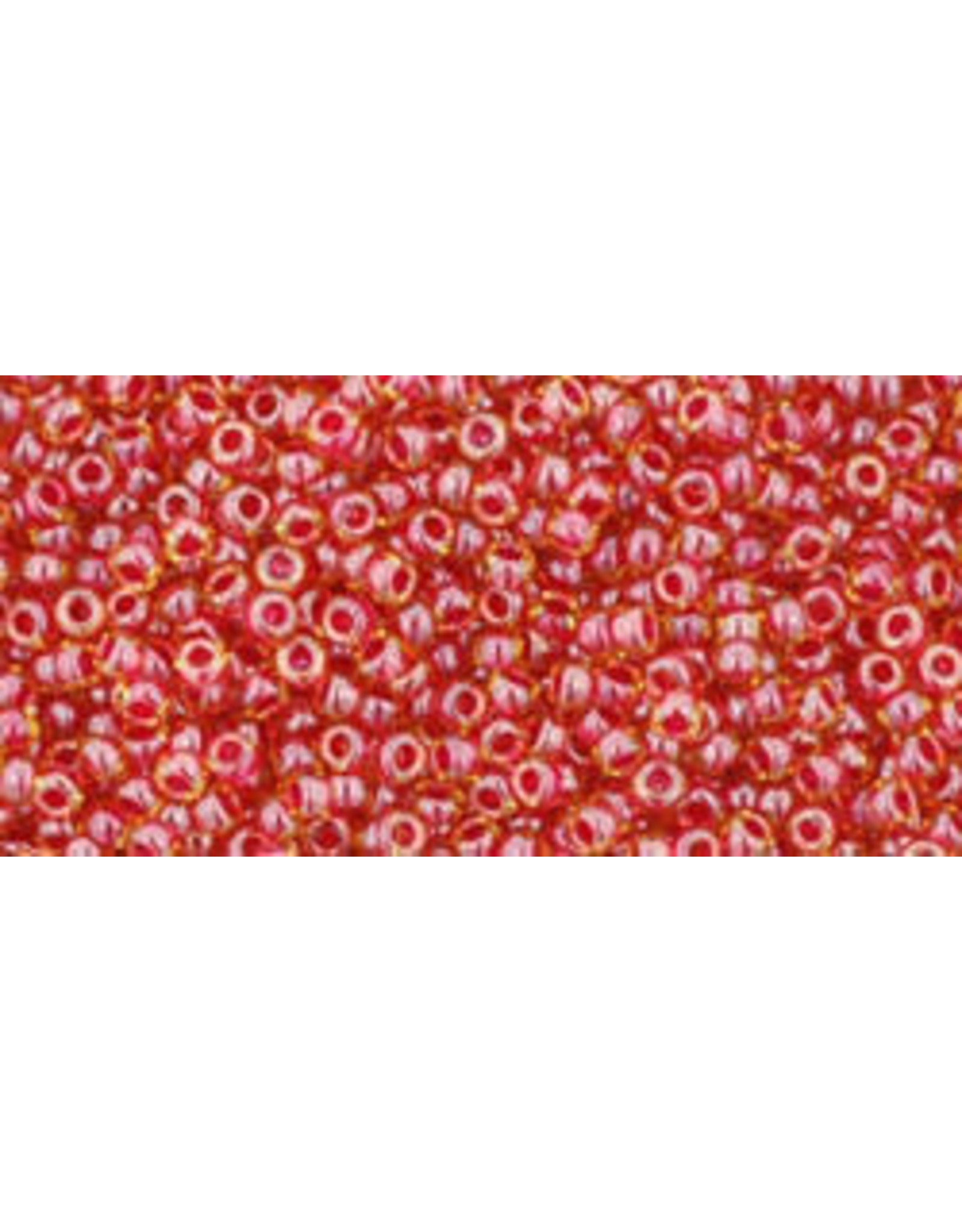 Toho 365 15  Seed 6g  Light Topaz Red c/l