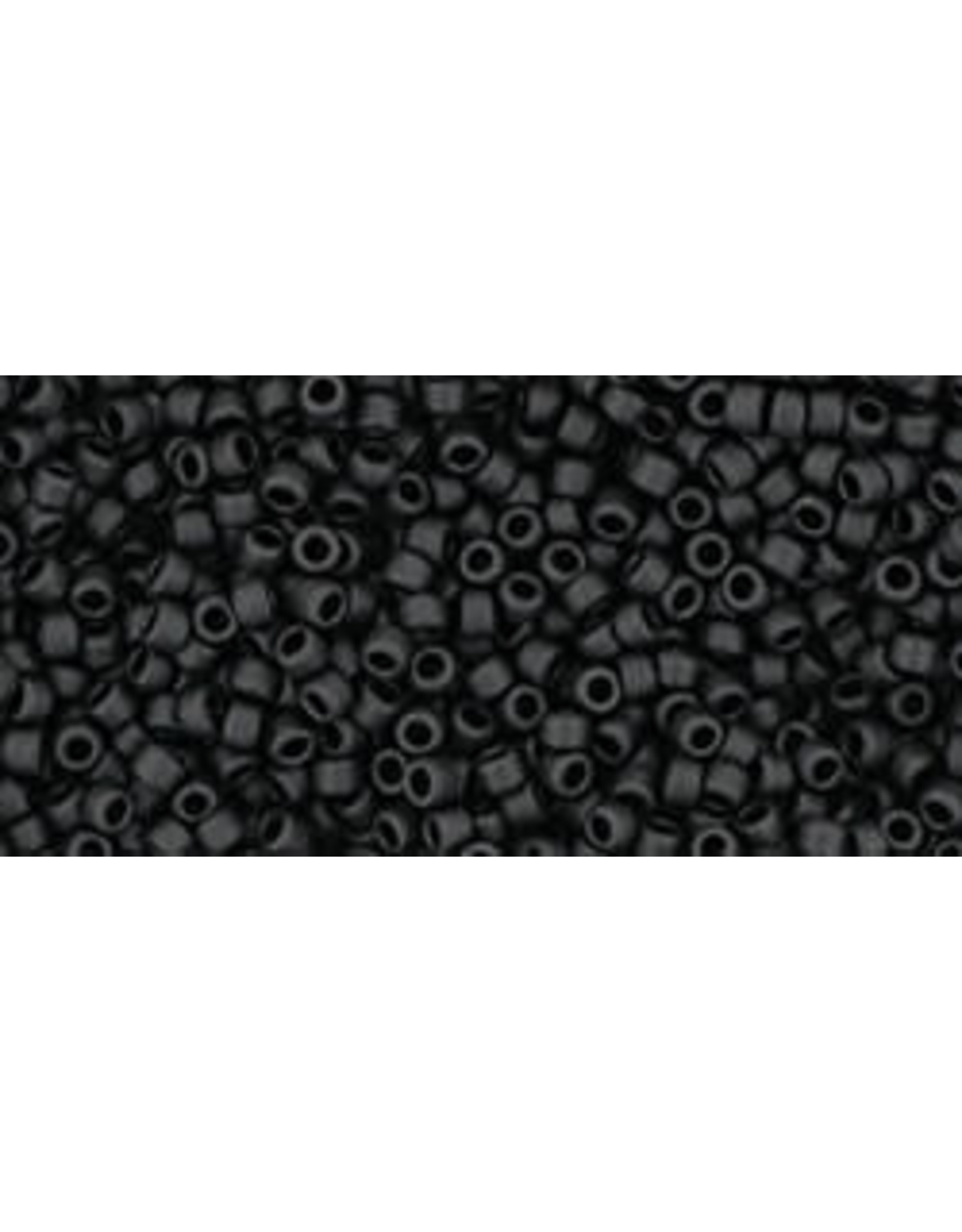 Toho 49f 15 Round 5g Jet Black Matte