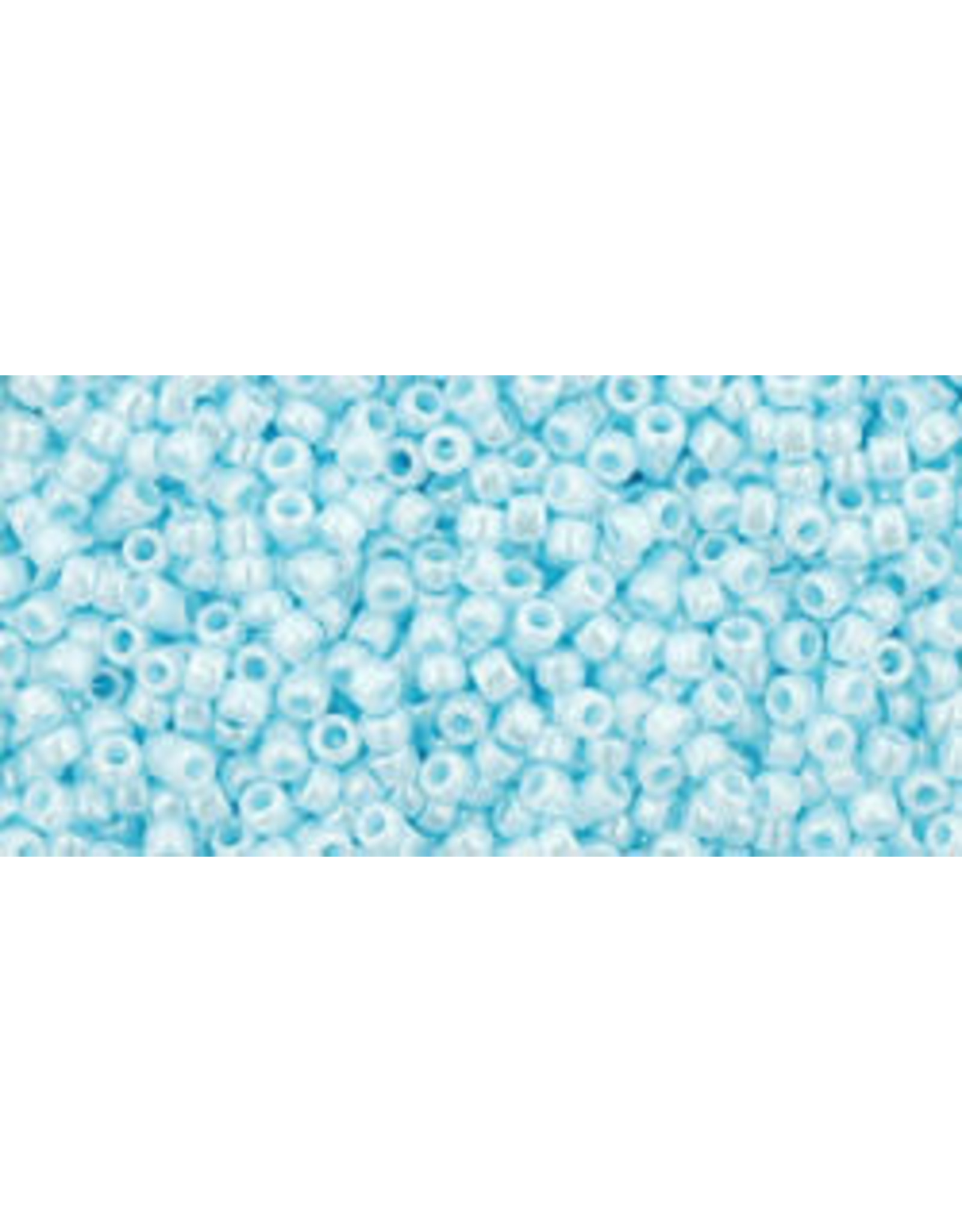 Toho 124 15  Seed 6g Opaque Pale Blue  Lustre