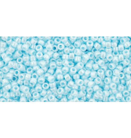 Toho 124 15  Seed 6g Opaque Pale Blue  Lustre
