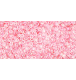 Toho 171 15  Seed 5g Transparent Dyed Light Pink AB