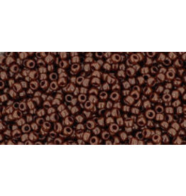 Toho 46 15 Round  5g  Opaque Oxblood Brown