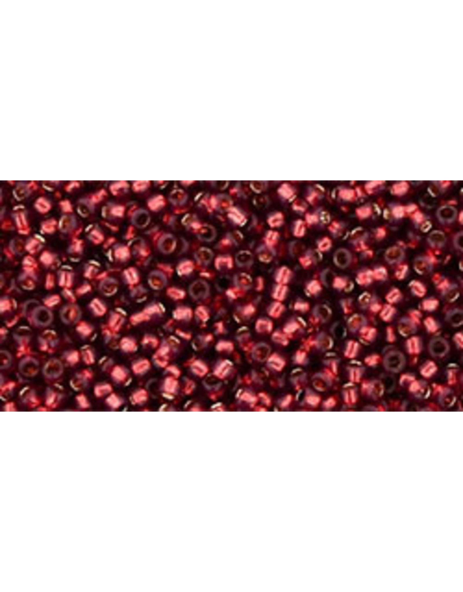 Toho 2113 15  Seed 6g  Milky Pomegranate Red s/l