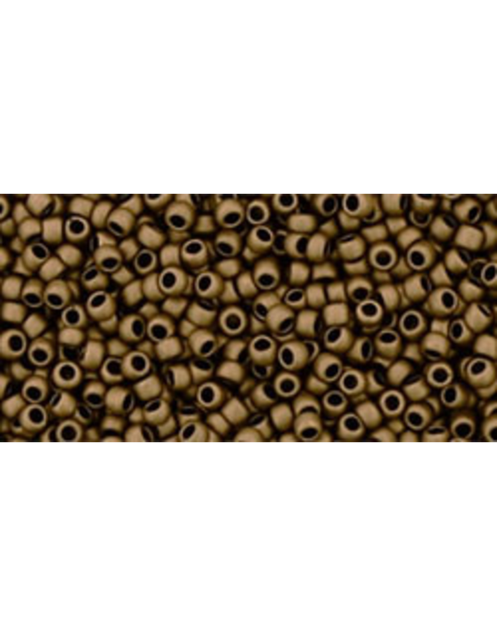 Toho 221f 15  Round 5g Bronze Brown Metallic Matte