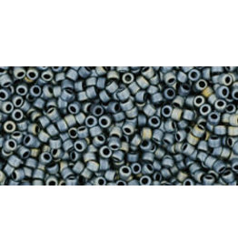 Toho 612 15  Seed 5g  Opaque Gunmetal Grey Metallic Matte