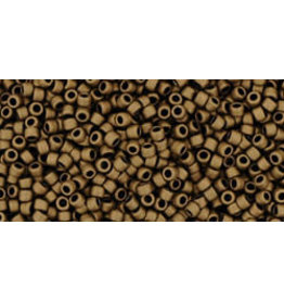 Toho 702 15 Round 5g  Dark Copper Brown Metalllic Matte