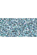 Toho 773 15  Round  5g Clear AB Blue c/l