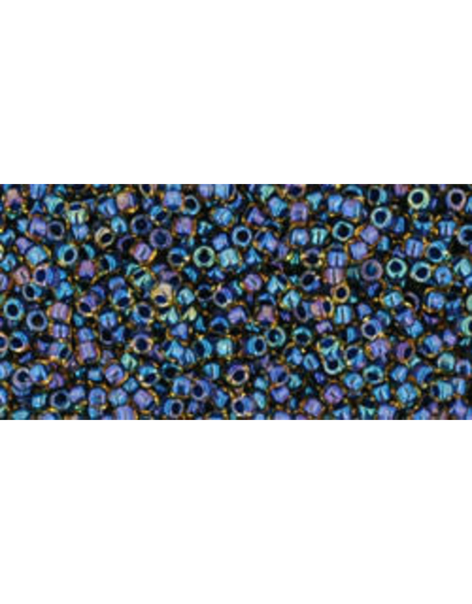 Toho 929 15  Seed 6g   Light Yellow AB Blue c/l