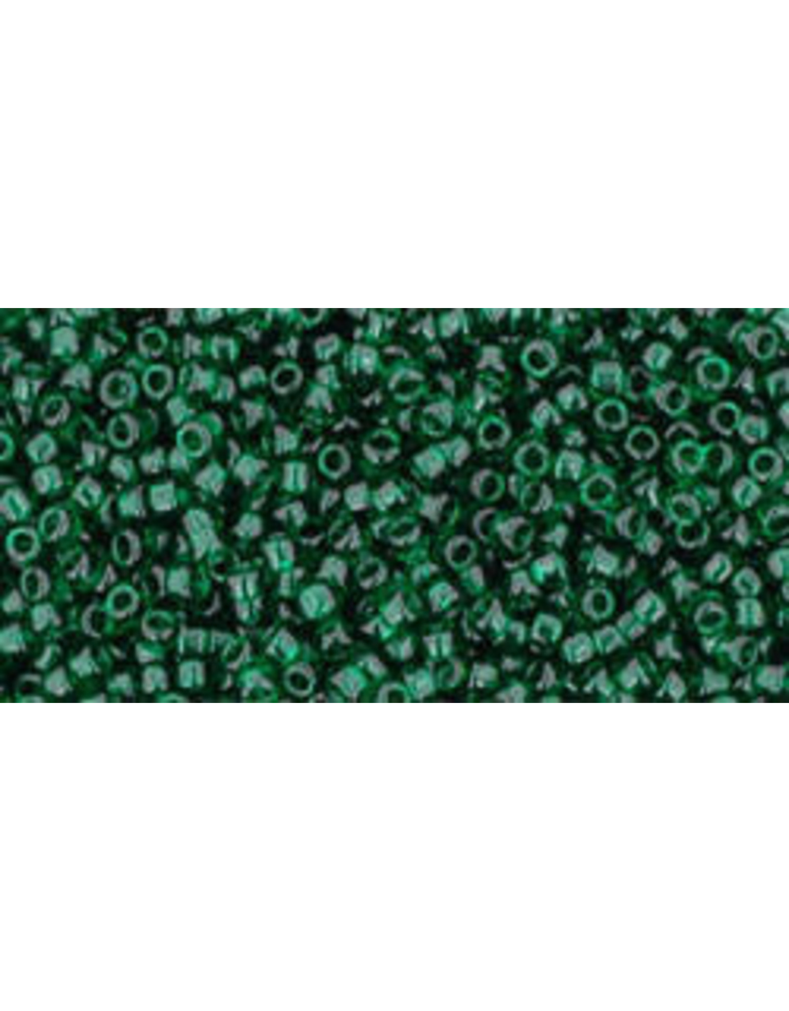 Toho 939 15 Round 5g   Transparent Emerald Green