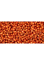 Toho pf562 15 Round 5g Orange Metallic  Perma Finish